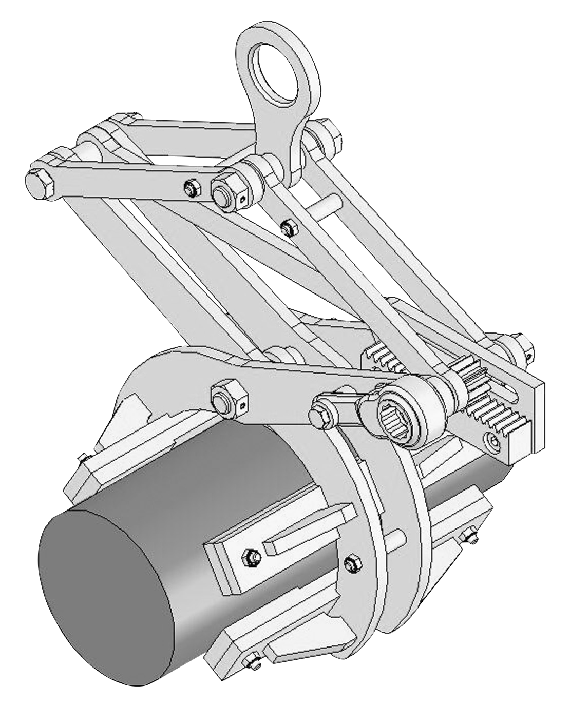 春の新作続々 丸棒吊クランプ PB-H型 2TON クランプ範囲150〜220mm