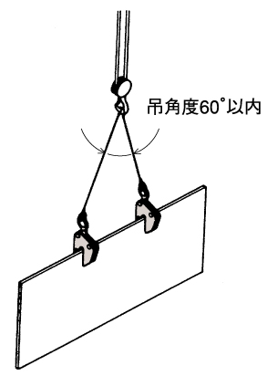 V-25-（N/L） 竪吊クランプ（ワンタッチ安全ロック式）｜竪吊クランプ 